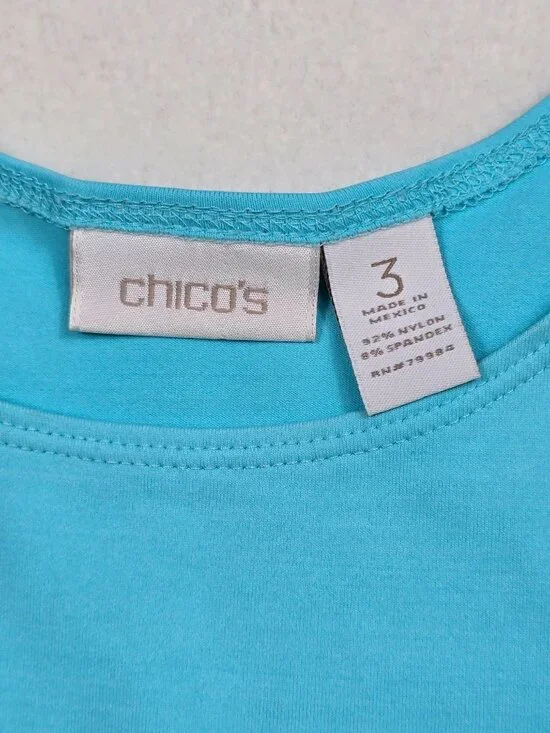 Chicos Womens Tank Tops Lot Of 4 Size 3 XL Orange Blue Pink Black/White Dot - Picture 3 of 14